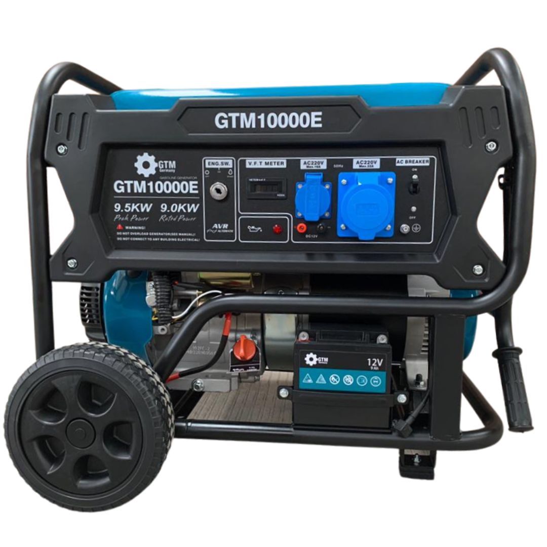 GTM GG10000E Gasoline generator 9.5 KW single phase